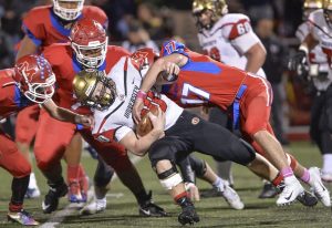 Morgantown High's defense was money against University in the Mohawk Bowl